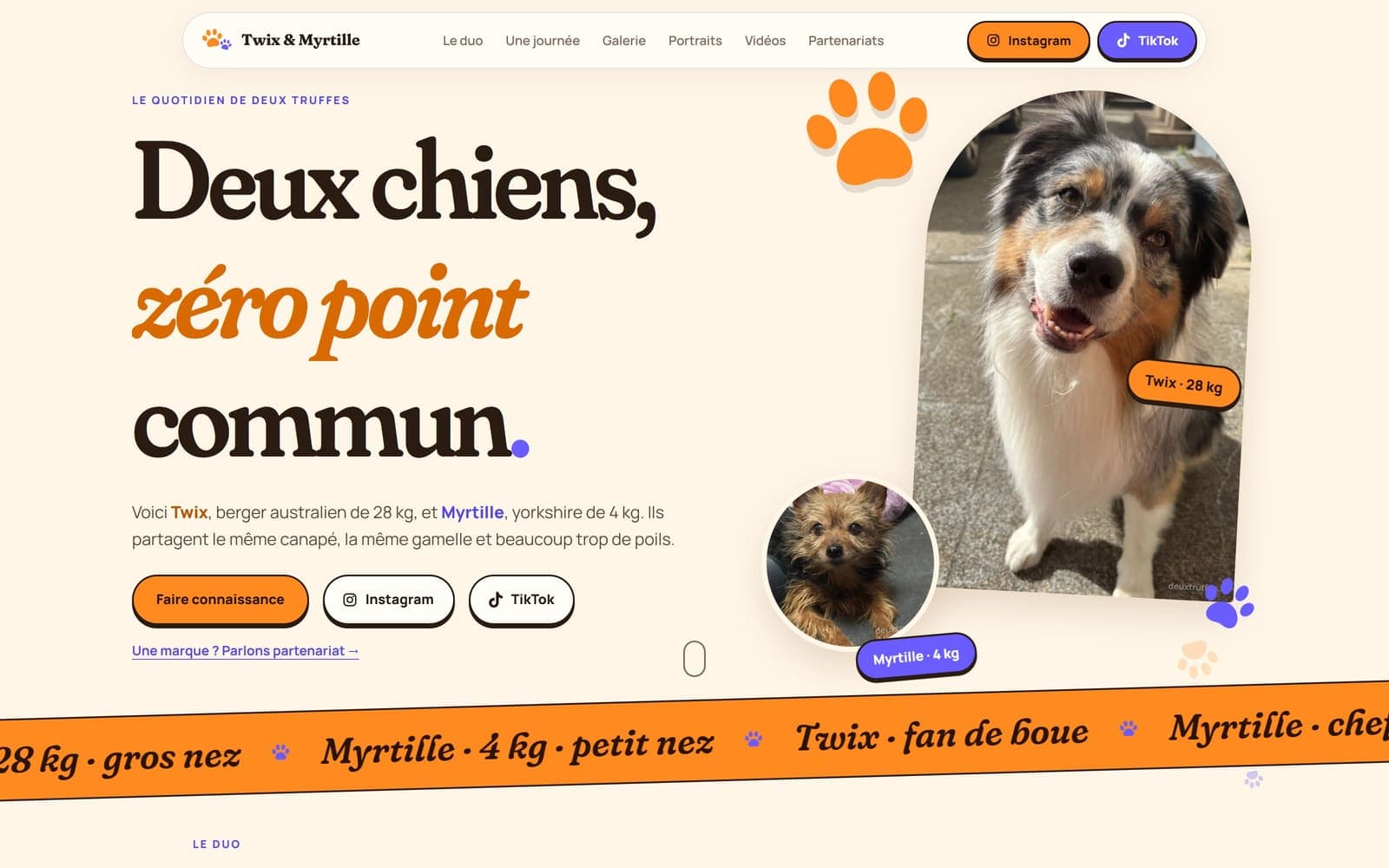 Site deuxtruffes.fr